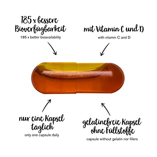 NU3 – Cúrcuma Forte Premium | 60 cápsulas | Curcumina Novasol® con una biodisponibilidad 185 veces mejor que la de la curcumina natural | Contiene vitamina C y vitamina D | Cúrcuma vegana