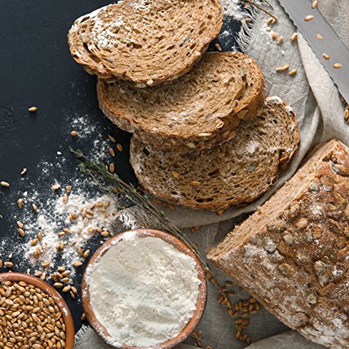 nu3 Fit Bread - 230 g de harina para pan integral con proteína - 15 veces menos carbohidratos - Bajo en azúcar, grasa y sin gluten - Alto contenido de fibra - Prepara fácilmente tu propio pan casero