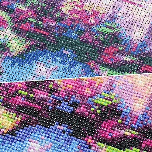 NUAYAYA 5D DIY Diamond Painting Ver Crystal Strass, Colonia Diamante pintura Kit lienzo artesanal bordado de punto de cruz para decoración de pared 40 x 50 cm
