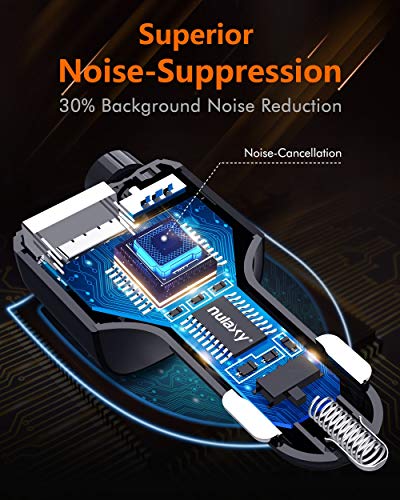 Nulaxy Bluetooth Coche Mechero, Transmisor FM Bluetooth para Coches : FM Mechero Bluetooth para Radio de Llamada Manos al Libre Kit de Coche, Cargador automático con 1 Puertos USB-A y USB-C PD