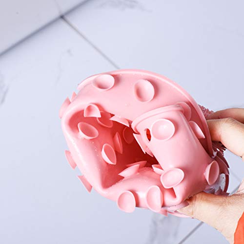 Nuluxi Masajeadores de Pies Utensilios para Masaje Manual Limpiador de Cepillos para Masaje de Pies Masajeador Antideslizante para Pies de Baño Limpieza profunda Exfoliar Spa Aumenta la Circulación