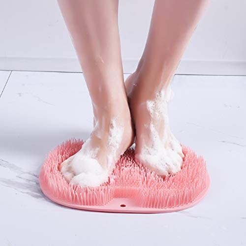 Nuluxi Masajeadores de Pies Utensilios para Masaje Manual Limpiador de Cepillos para Masaje de Pies Masajeador Antideslizante para Pies de Baño Limpieza profunda Exfoliar Spa Aumenta la Circulación