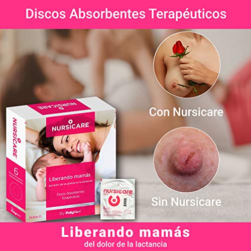 Nursicare Parches Para Reducir Dolor en los Pezones Durante la Lactancia | Apósitos Cura Grietas | 12 Unid. | Discos Protectores de Hidrogel | Altísima Calidad