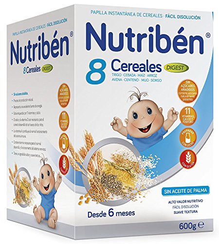 Nutribén Papilla 8 Cereales Digest Efecto Bifidus - 600 gr