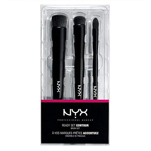 Nyx - Juego de brochas de contorno para maquillaje profesional