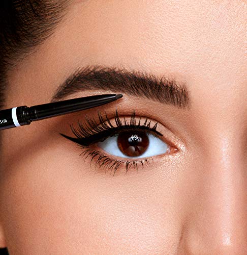 NYX Professional Makeup Lápiz de cejas adecuadas Micro Brow Pencil, Dos lados: cepillo espiral y lápiz de cejas automático, Fórmula vegana, Tono: Auburn