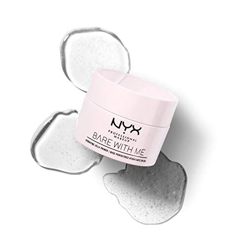 NYX Professional Makeup Prebase de Maquillaje en Gel Bare With Me, Hidratante con Aloe y Extracto de Pepino, Fórmula en Gel a Base de Agua, Inspirado en el cuidado de la piel