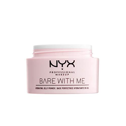 NYX Professional Makeup Prebase de Maquillaje en Gel Bare With Me, Hidratante con Aloe y Extracto de Pepino, Fórmula en Gel a Base de Agua, Inspirado en el cuidado de la piel