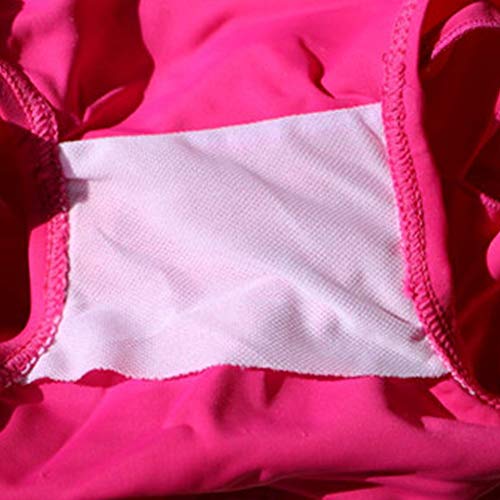 OBEEII Niños Traje de Baño Flotante Bañadores Flotador Ajustable Desmontable-Bebé Flotador Bañado Ropa de Natación Flotante Traje de Baño de Una Pieza Chaleco para Niñas 4-5 Años