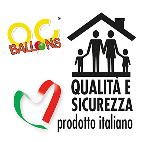 ocballoons - Paquete de 100 globos de látex, 30 cm, colores surtidos, PALL12ASS