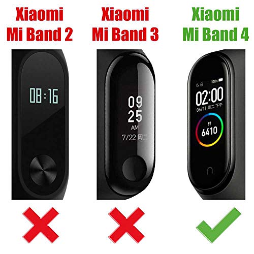 OcioDual Cable Cargador USB 2 Pines con Muelle Dock Station para Xiaomi Mi Band 4 Negro Charging Charger Data Dock Replacement