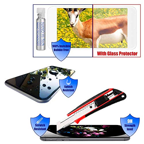 OcioDual Protector de Pantalla Cristal Líquido 9H para Samsung Galaxy S10/S9/A50/A40/A30/A20 Xiaomi Mi 10/9T/A3 Redmi Note 9/8/7