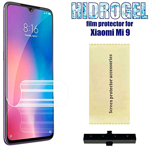 OcioDual Protector de Pantalla TPU Hidrogel para Xiaomi Mi 9 Flexible Membrana Lámina Protectora Cubierta Antiarañazos Rasguños