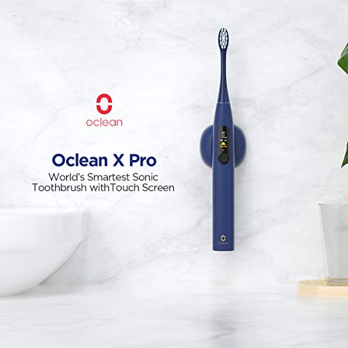 Oclean X Pro Cepillo de Dientes Sónico Inteligente Cepillos de Dientes Eléctricos Cuidado Bucal Detección de Zona Ciega con Cepillo Antibacteriano Cepillo Personalizado Cepillo Limpio