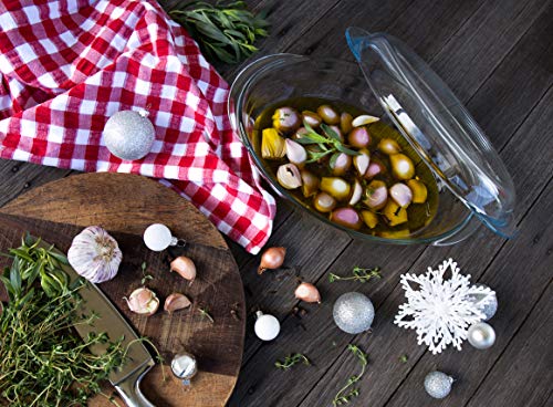 Ôcuisine 4936042 - Cacerola Oval, 3L, color Transparente, 33 x 12 x 20 cm