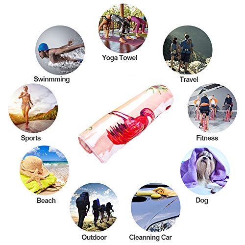 Odot Toalla de Playa Grande Cuadrada Microfibra El Verano Imprimiendo Suave Anti-Arena Absorbente Manta de Playa Esterilla de Yoga para Viajes Deportes Piscina (150x70cm,Zapatillas)