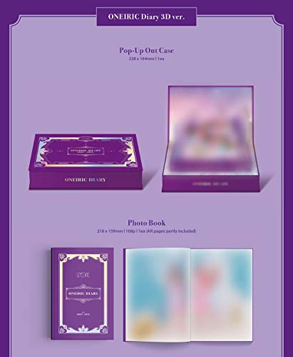 Off The Record IZ*ONE - Diario Oneiric [3D ver.] Álbum + póster plegado + juego de tarjetas de fotos adicionales