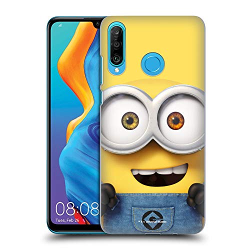 Official Despicable Me Bob Full Face Minions Hard Back Case Compatible for Huawei P30 Lite