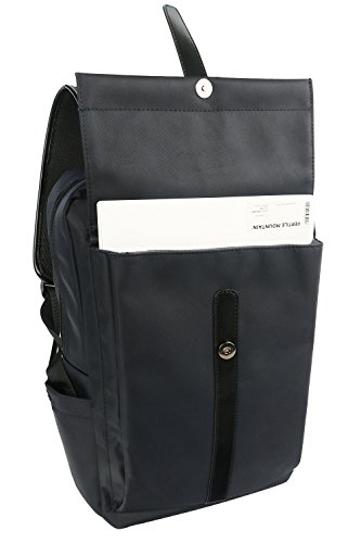 Oflamn Mochila para portátil de Negocios A Prueba de Agua Slim Bolsa de Viaje para computadora portátil de 15.6 Pulgadas (Black)