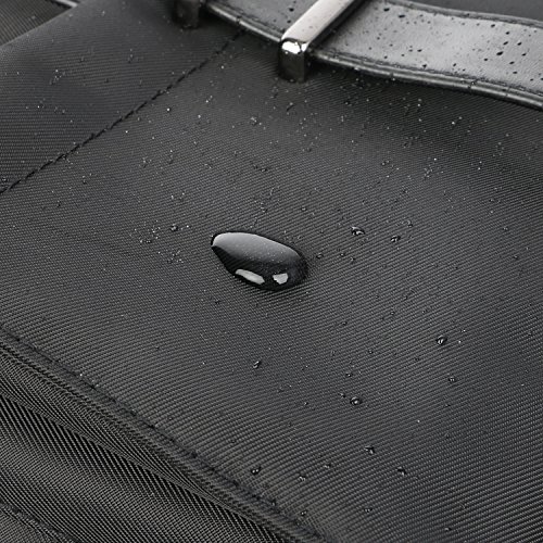 Oflamn Mochila para portátil de Negocios A Prueba de Agua Slim Bolsa de Viaje para computadora portátil de 15.6 Pulgadas (Black)