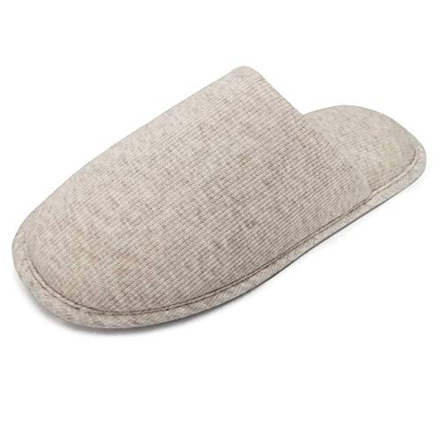 ofoot Zapatillas de casa Antideslizantes de algodón orgánico para Mujer ofoot, Espuma de Memoria acogedora Lavable para Dormitorio de Verano, Suela de Goma