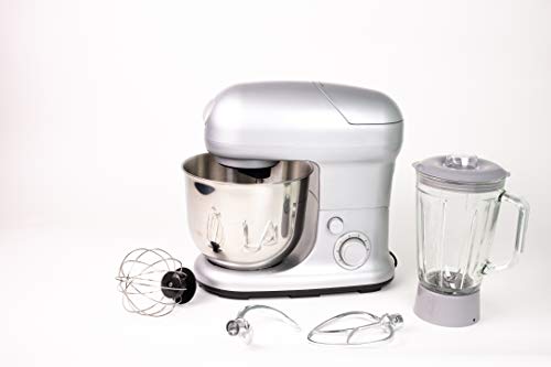 Ohmex OHM-SMX-9890 - Robot de cocina multifunción (1300 W, capacidad 5 L, 6 velocidades, protección contra sobrecalentamiento)