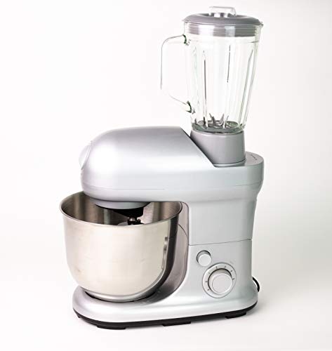 Ohmex OHM-SMX-9890 - Robot de cocina multifunción (1300 W, capacidad 5 L, 6 velocidades, protección contra sobrecalentamiento)