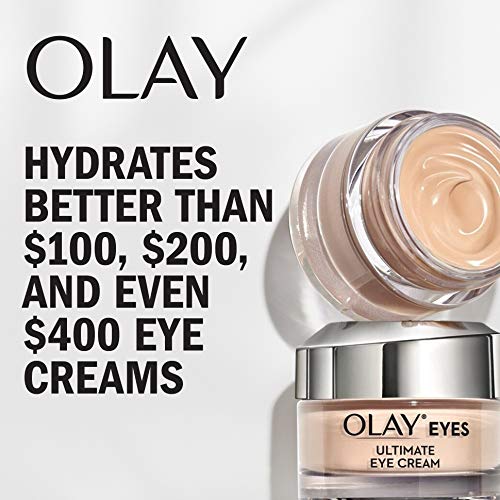 Olay Eyes Ultimate Eye Cream for Wrinkles, Puffy Eyes and Under Eye Dark Circles, 0.4 Fl Oz Packaging may Vary