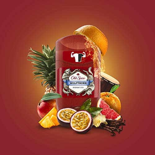 Old Spice Wolfthorn, Desodorante En Barra Para Hombres, 6x50 ml