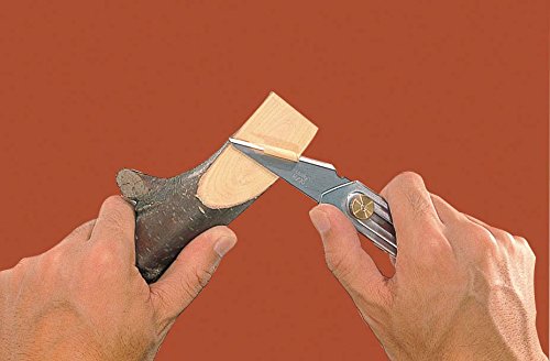 Olfa CK-2 - Cúter especial para trabajos artesanos, con madera, mango de acero inoxidable