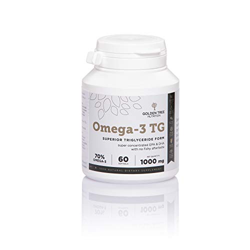 Omega 3 Aceite de Pescado 2000 mg - EPA 800 mg y Dha 400 mg Super concentrado - forma superior de Triglicérido - Ultra purifié - 60 Cápsulas - ensamblados por un Tiers para la pureza y la potencia
