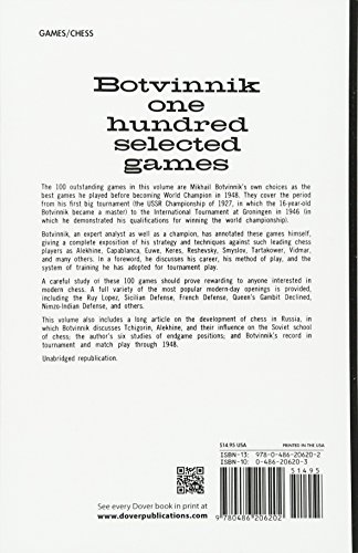 One Hundred Selected Games (Dover Chess)