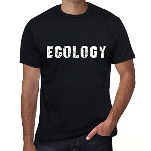 One in the City Hombre Camiseta Personalizada Regalo Original con Mensaje Divertido Ecology 3XL Negro