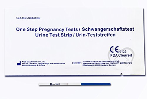 One Step - 30 Tests de Embarazo 10 mIU/ml - Nuevo Formato Económico de 2,5 mm.