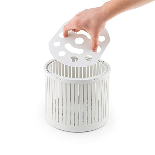 Oneconcept Ecowash-Pico Garden Edition - Lavadora portátil, Mini Lavadora de Camping, Centrifugado, Capacidad de Carga 3,5 kg, Potencia: 380 W, Temporizador, Transportable, Negro