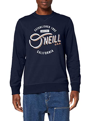 O'NEILL LM MUGU Cali Crew Sudaderas, Hombre, Tinta Azul, Medium