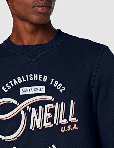 O'NEILL LM MUGU Cali Crew Sudaderas, Hombre, Tinta Azul, Medium
