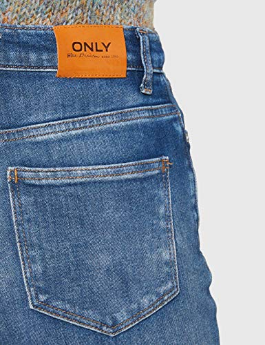 Only 15187913 Vaqueros Straight, Azul (Dark Blue Denim Dark Blue Denim), NA/L34 (Talla del Fabricante: 27) para Mujer