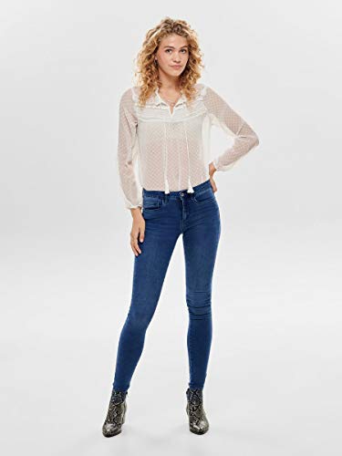 Only onlROYAL REG SKINNY JEANS PIM504 NOOS - Vaqueros Mujer, Azul (Medium Blue Denim), Talla alemana: 42/L30 (Talla fabricante: XL)