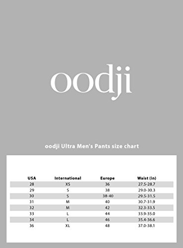 oodji Ultra Hombre Pantalones Ligeros Slim, Azul, 48