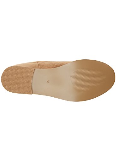 oodji Ultra Mujer Botas de Ante Sintético, Marrón, 37 EU / 4 UK