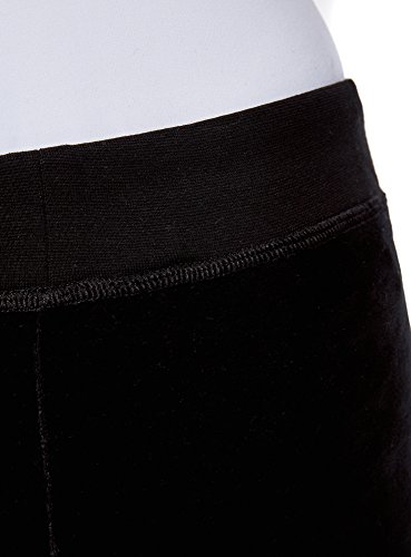 oodji Ultra Mujer Pantalones Deportivos con Cordones, Negro, ES 34 / XXS
