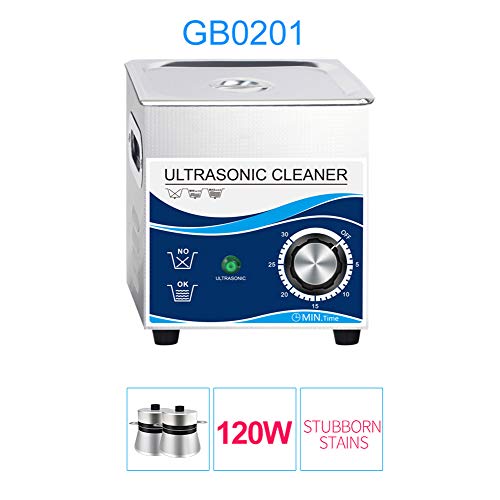 OOLIFENG Limpiador Ultrasónico 1.3L Baño Transductor De 120W Lavadora De Ultrasonidos De 40 Khz para El Hogar Joyas Pendientes Collar Anteojos Monedas