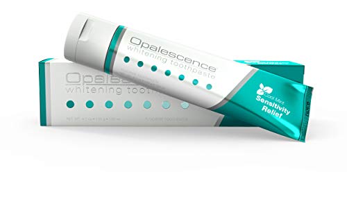 Opalescence Whitening Toothpaste Sensitivity Relieve. Cool mint with Floride. Crema Dental Blanqueadora sabor menta, elimina la sensibilidad.