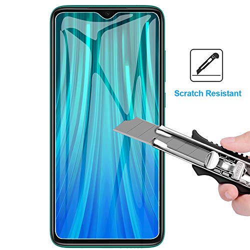 opamoo Protector de Pantalla para Xiaomi Redmi Note 8 Pro, 3 Pack Cristal Templado Xiaomi Redmi Note 8 Pro con marco de alineación Sin Burbujas 9H Dureza Vidrio Templado para Xiaomi Redmi Note 8 Pro