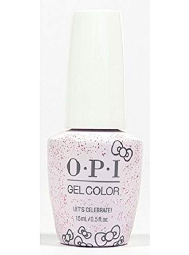 OPI GELCOLOR SEMI PERMANENTE HELLO KITTY HOLIDAY 2019"LET'S CELEBRATE" HP L03 15ML/0.5FL.OZ.