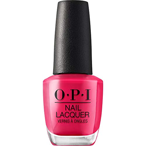 OPI Nail Lacquer - Esmalte Uñas Duración de Hasta 7 Días, Efecto Manicura Profesional, 'She’s a Bad Muffuletta!' Rojo - 15 ml