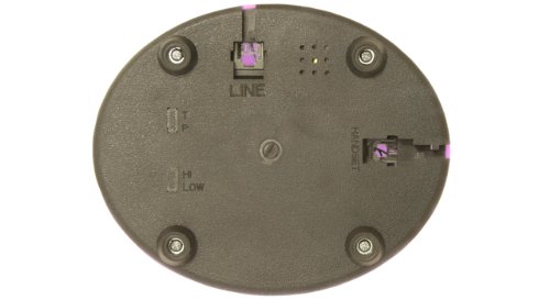 OPIS FunkyFon Cable: Teléfono telefono Fijo Retro con Disco de marcar en el Estilo sinuoso de la década de 1920, con Timbre electrónico Moderno (Rosa)