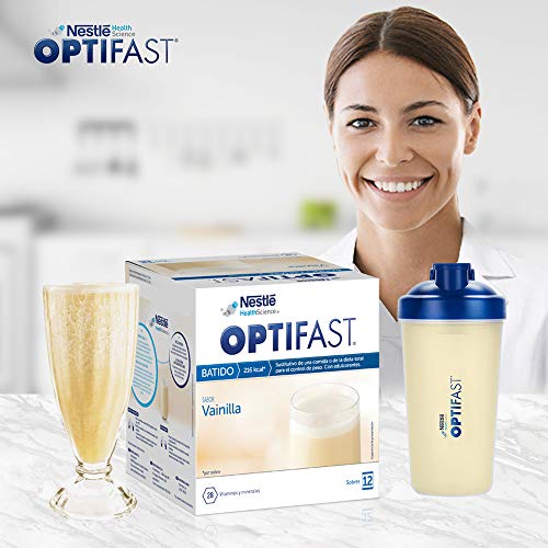 OPTIFAST Batido Vainilla. Estuche de 12 sobres de 55g
