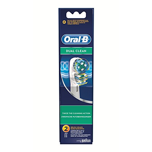 Oral-B Dual Clean, cabezales de recambio - 2 unidades